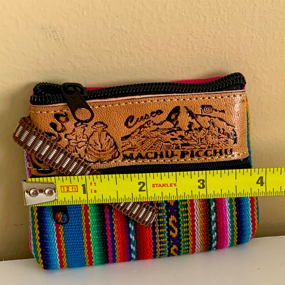 PERUVIAN SMALL WALLET HANDCRAFTED MADE CUSCO PERU